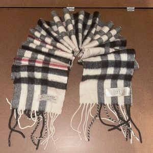 BURBERRY 100% Cashmere Scarf  6” x 66”